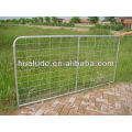 different types of galvanized steel farm metal gates with best quality